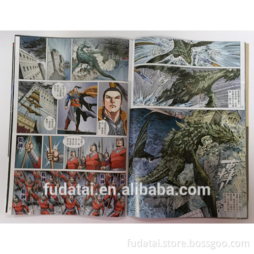 FDT custom soft cover full color perfect binding cartoon book